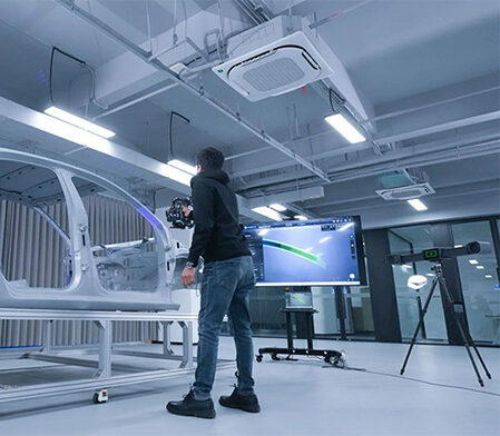 3D-skanning av bilkaross med Shining 3D – digitalisering inom fordons- och transportindustrin